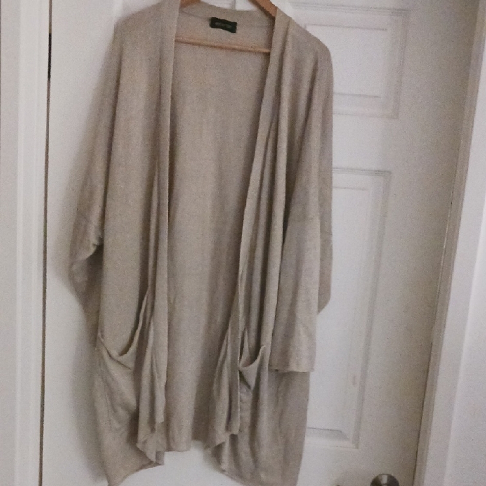 Eskandar Light Beige Women's Cardigan